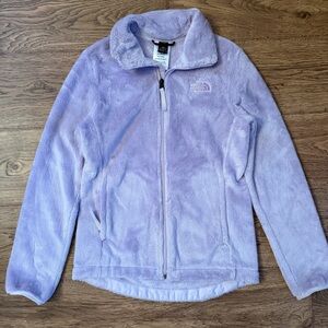 The North Face Osito Jacket Women's XS Lavender Purple Full Zip Soft Cozy